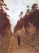 Isaac Levitan Autumn Day at Sokolniki oil painting artist